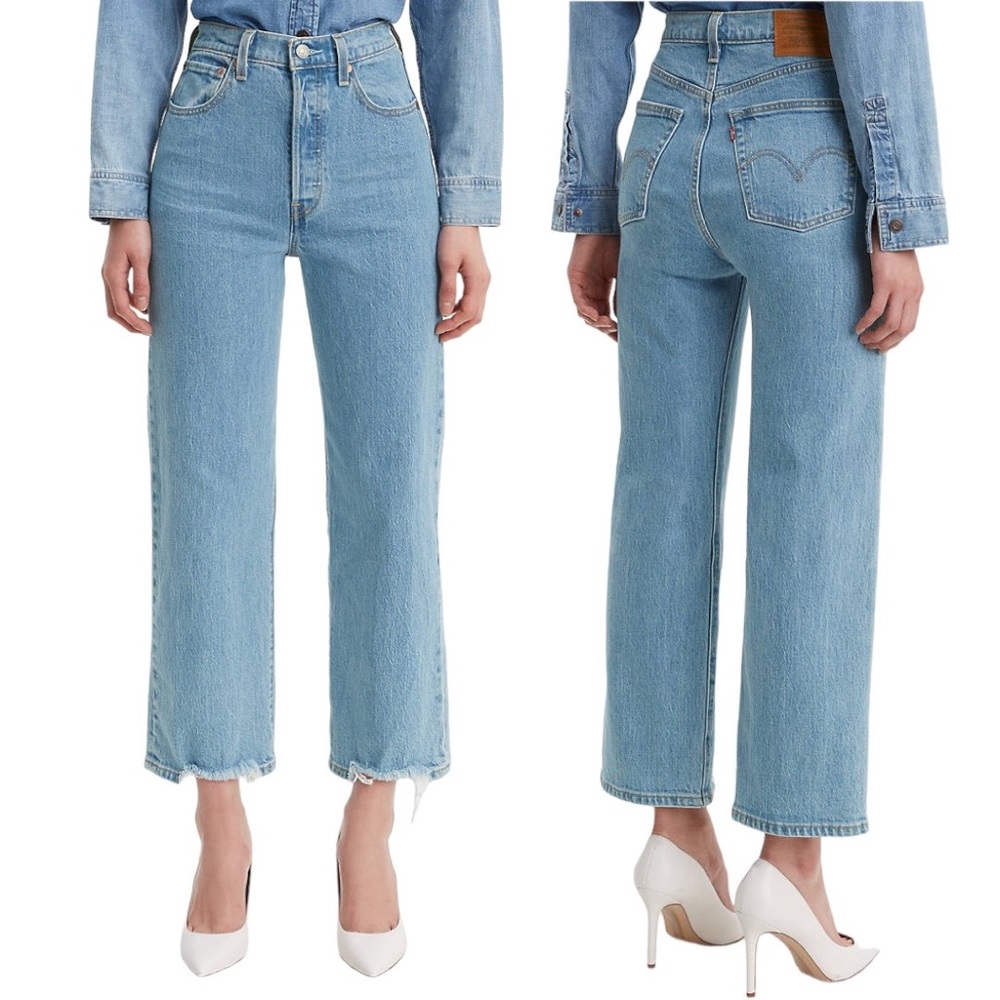 Levi's Light Blue Straight Leg Jeans